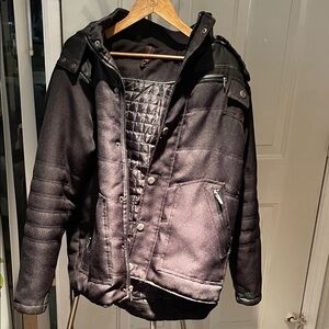 Men's Black Quilted Jacket